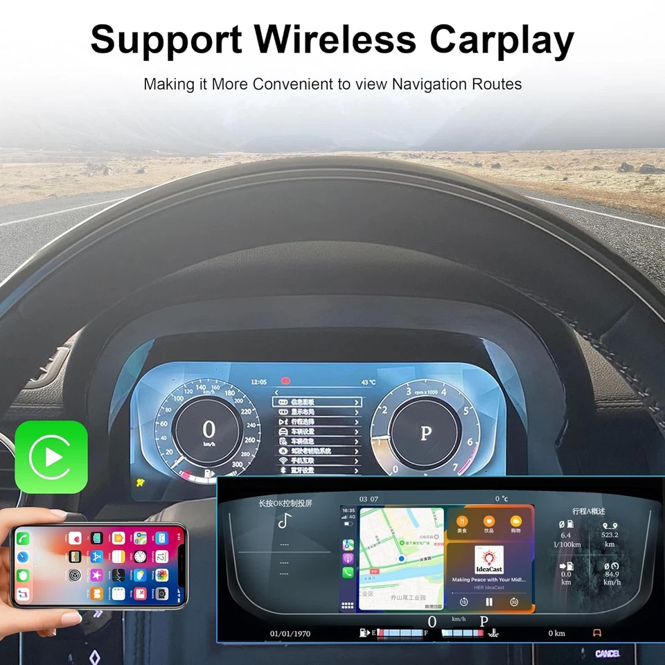 Cuadro de instrumentos LCD velocímetro tablero de instrumentos para Land Rover Discovery4 2010-2016 Foto 4 de 4