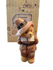 Cherished Teddies Jedediah Giving Thanks For Friends Pilgrim 1994 In Box