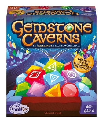 ThinkFun Gemstone Caverns - Logikspiel ab 8 Jahre Ein strategisches  Roll & W...