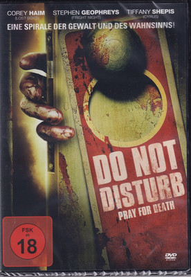 Horror FSK 18 DVD Do Not Disturb Düsterer brutaler Independent-Horrorfilm #X1386