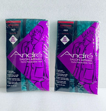 lot Of 2 New-Andres Salon Apparel - Stylist Reversible Vest Expressions 9850