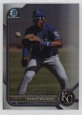 2022 Bowman Draft Chrome Refractor Daniel Vazquez #BDC-74 hu1