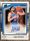 Ajay Mitchell (RC) AUTO SP 2024-25 Donruss Okc Thunder Rookie Autograph ROOKIE🔥