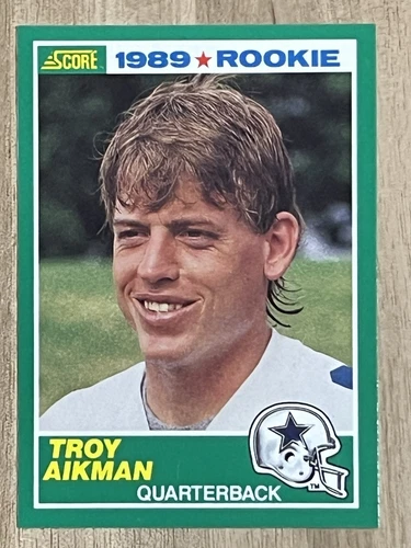 Awesome 1989 Score Football Card #270 Troy Aikman RC NM/Mint