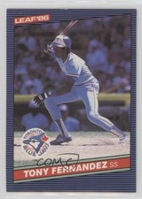 1986 Leaf Canadian Tony Fernandez #45 0hc3