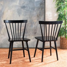 SAFAVIEH Winona Solid Wood Spindle Farmhouse Dining Chair Set of 2 - 20"W x...