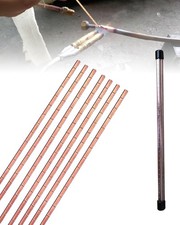 Copper Brazing Rod 7 Rods, Brazing Rods for Copper Hvac BCuP-2 13.78" 1/8" 1...