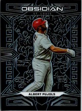 2023 Panini Chronicles - Obsidian #10 Albert Pujols