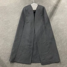 LOUISE KENNEDY Virgin Wool Crepe Cape Women's Size S Black