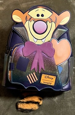 Loungefly Disney Winnie The Pooh Vampire Tigger Cosplay Mini Backpack.   