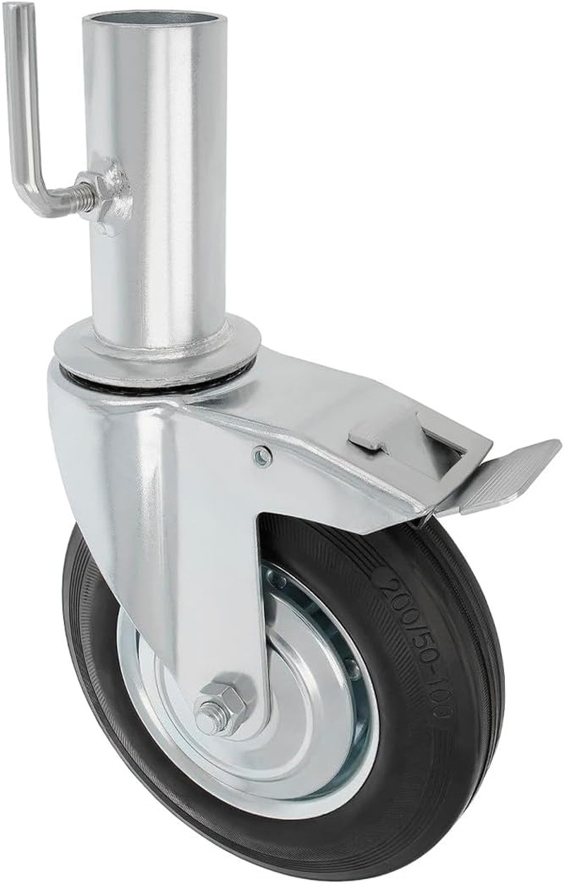 Ruota Professionale Ø200mm per Ponteggi Mobili - Portata 200kg