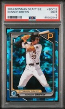 2024 BOWMAN DRAFT SAPPHIRE EDITION #BDC22 KONNOR GRIFFIN PSA 9