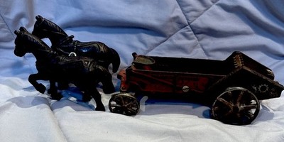 Arcade McCormick-Deering Horse Drawn Manure Spreader Antique