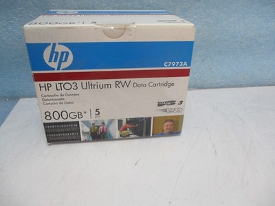 1 Pak (5Stck)HP  LTO3 Ultrium RW Data Cartridge C7973A 800GB