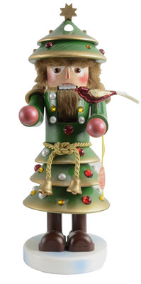Steinbach The Christmas Tree Nutcracker S1660 Germany 17'' Tall Bird Star EUC