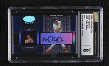 2004 Leaf Certified Cuts Marble Blue Signatures 57/75 Yadier Molina Auto 0rm6
