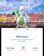 Pok mon Shiny Mewtwo Copenhagen DENMARK background Go Fest 2026 - GO Trade