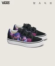 Kpop Demon Hunters x Vans Little Kids Old Skool V Shoe Size 1
