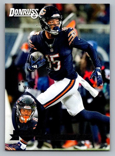 Rome Odunze #3 2025 Panini Donruss Retro 1995 Autograph card