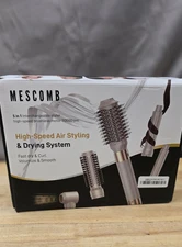 Mescomb 5 in 1 HighSpeed Hot Air Styler Professional Frizz-Free Blow Brush- GOLD