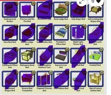 Webkinz  1 Classic beds, retired, promo, PSI,HTF ( please leave note in reply)