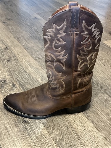Ariat Mens Boots Heritage Brown Leather Western Cowboy Size 13 EE US 10002204 - Picture 5 of 19