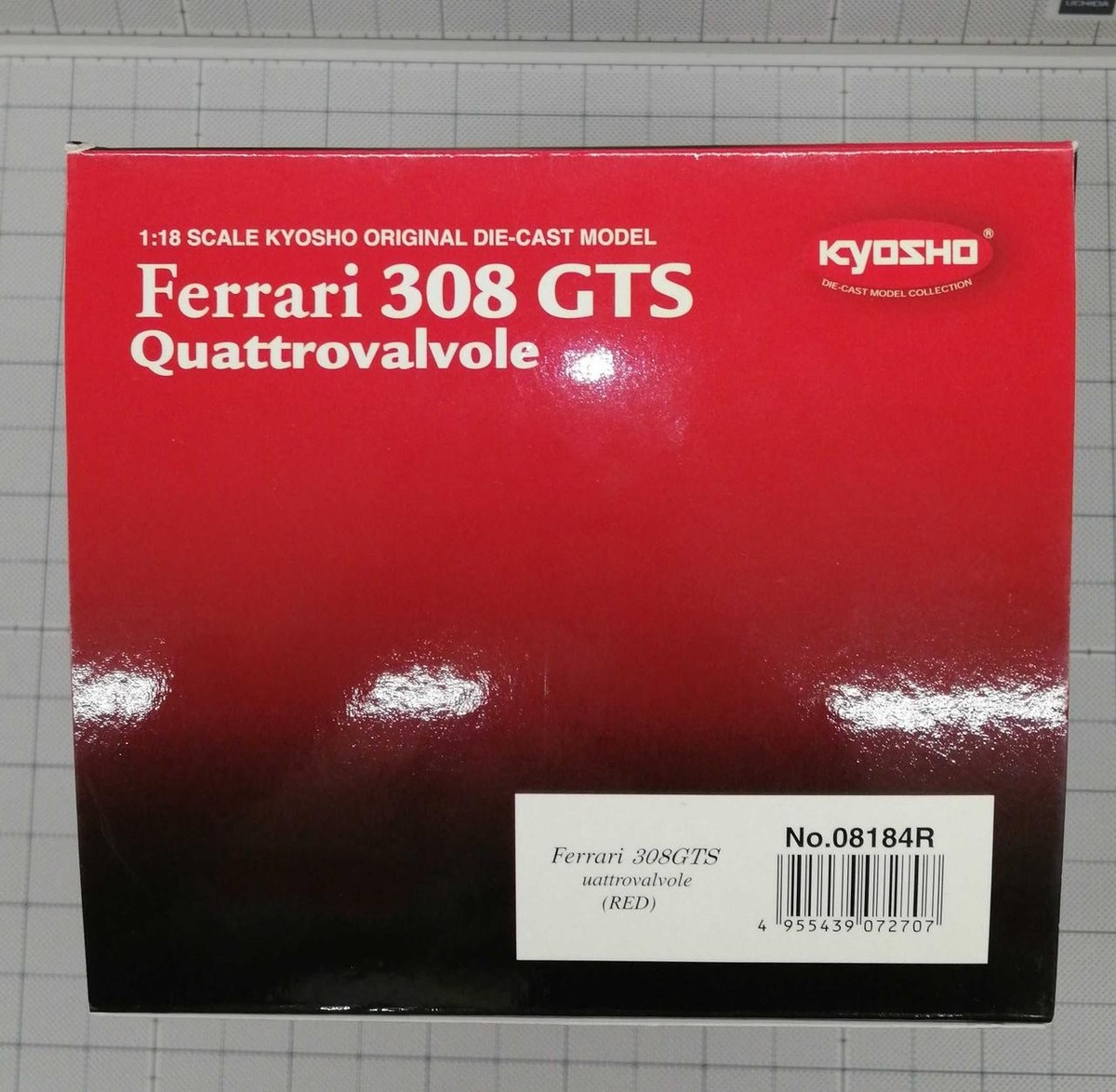 KYOSHO Ferrari 308 GTS Red 1 18 scale ar | eBay