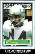 1983 Topps John Harris #386 Seattle Seahawks NFL Football