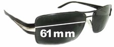 SFx Replacement Sunglass Lenses fits Prada SPR65H PR65HS - 61mm Wide