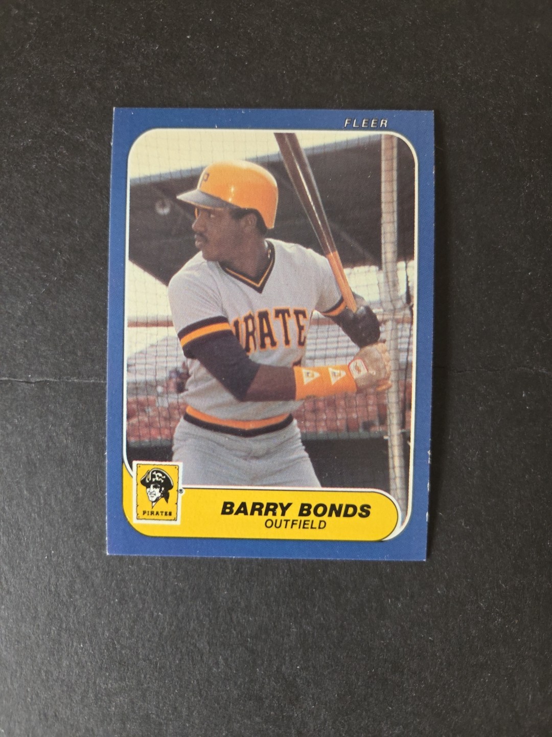 Barry Bonds 1986 Fleer Update Rookie Pittsburgh Pirates