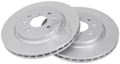 2x Bremsscheibe BESCHICHTET A.B.S. 18241 für SWIFT FZ SUZUKI NZ 4 AZG412 ZC72S