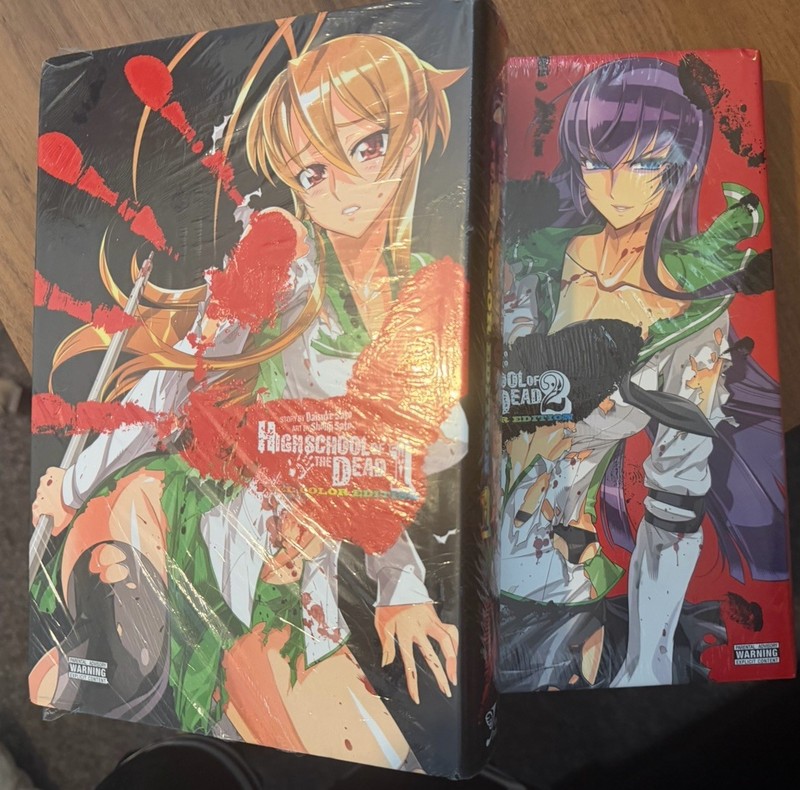 High School of The Dead Omnibus Volume 1 & 2 Full Color Edition-BRAND NEW-SEALED