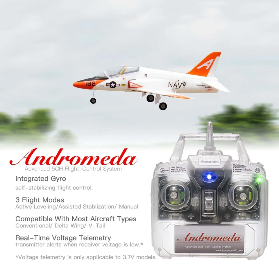 MinimumRC T-45 Goshawk 30mm EDF Jet 2S Gyro RTF With 2 Batteries AU Stock - Image 2 of 4