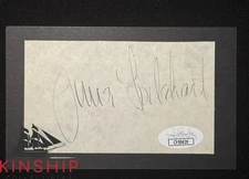 June Lockhart signed Cut JSA COA Actress Auto Z2462