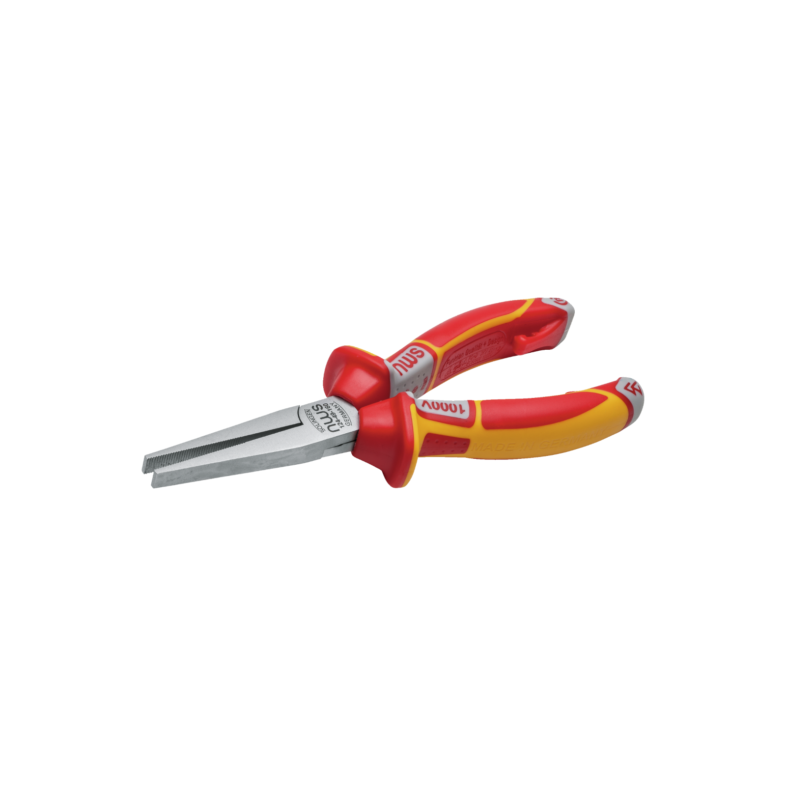 NWS Long Flat Nose Electricians Pliers VDE certified 160mm