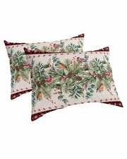 Christmas Standard Size Pillowcases,2 Packs Soft Bed Throw Pillow Covers Sham...