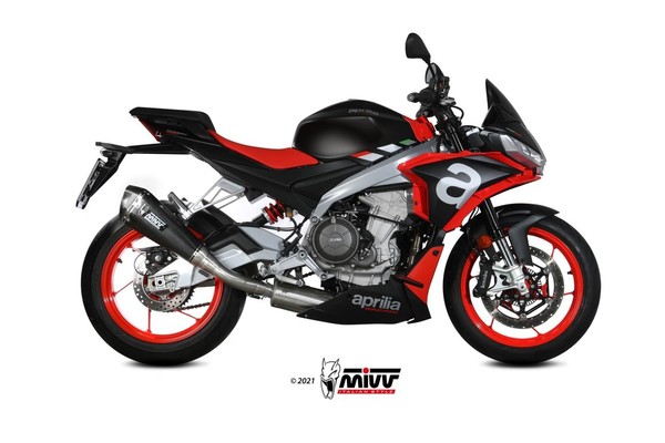 Kompletter Auspuff Zugelassen Mivv Delta Race Carbon Aprilia RS 660 2020 - 2024-image