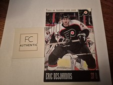 Eric Desjardins Signed Philadelphia Flyers Oversize Jumbo Auto Autograph Coa