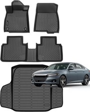 Jenofa-Floor Mats for Honda Accord 2018-2022 Include Hybrid Floor Mat Cargo