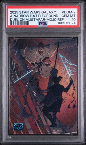 2025 Topps Chrome Star Wars Galaxy A Narrow Battleground Mojo Ref /50 PSA 10