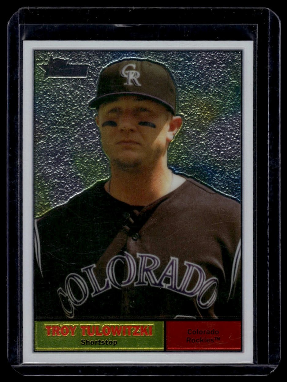 2010 Topps Heritage Troy Tulowitzki #C90 Chrome #/1961