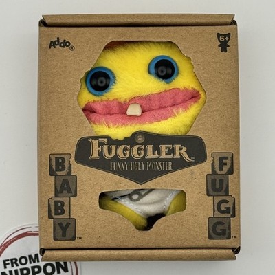 NEW Fuggler (Baby Fugg) FUGGLER BABY FUGG -S1 Yellow GRIN Grin Plush Toy
