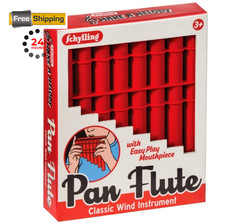 Schylling Pan Flute (One Random Color) - Music (PF) Small, Red Or Blue