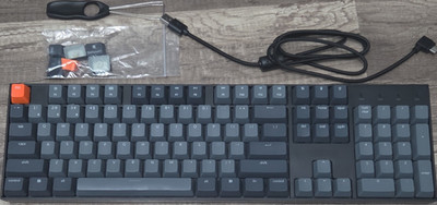 Keychron K10 wirekess full-size mechanical keyboard gray/orange QWERTY English