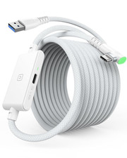 INIU 16ft Premium VR Link Cable with Charging, USB 3.0 Compatible White