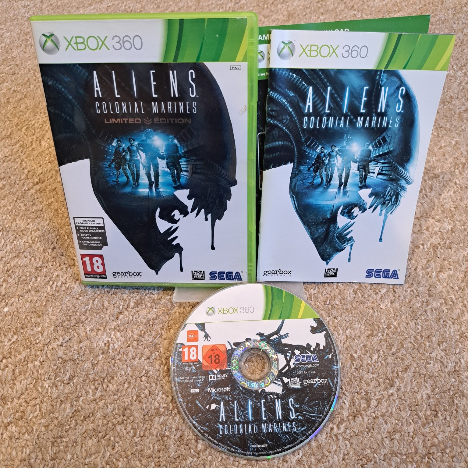 Aliens: Colonial Marines Limited Edition Xbox 360 Video Game Shooter