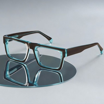 Vintage Acetate Reading Glasses Unisex Readers Retro Square Eyeglasses LM6603