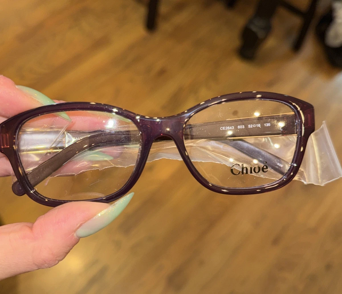 Chloé CE2673 603 Red Gold Eyeglass Frames Only 52-16 135 Made In Italy Chloé Women Red Eyeglass Frames for sale | eBay main image 2