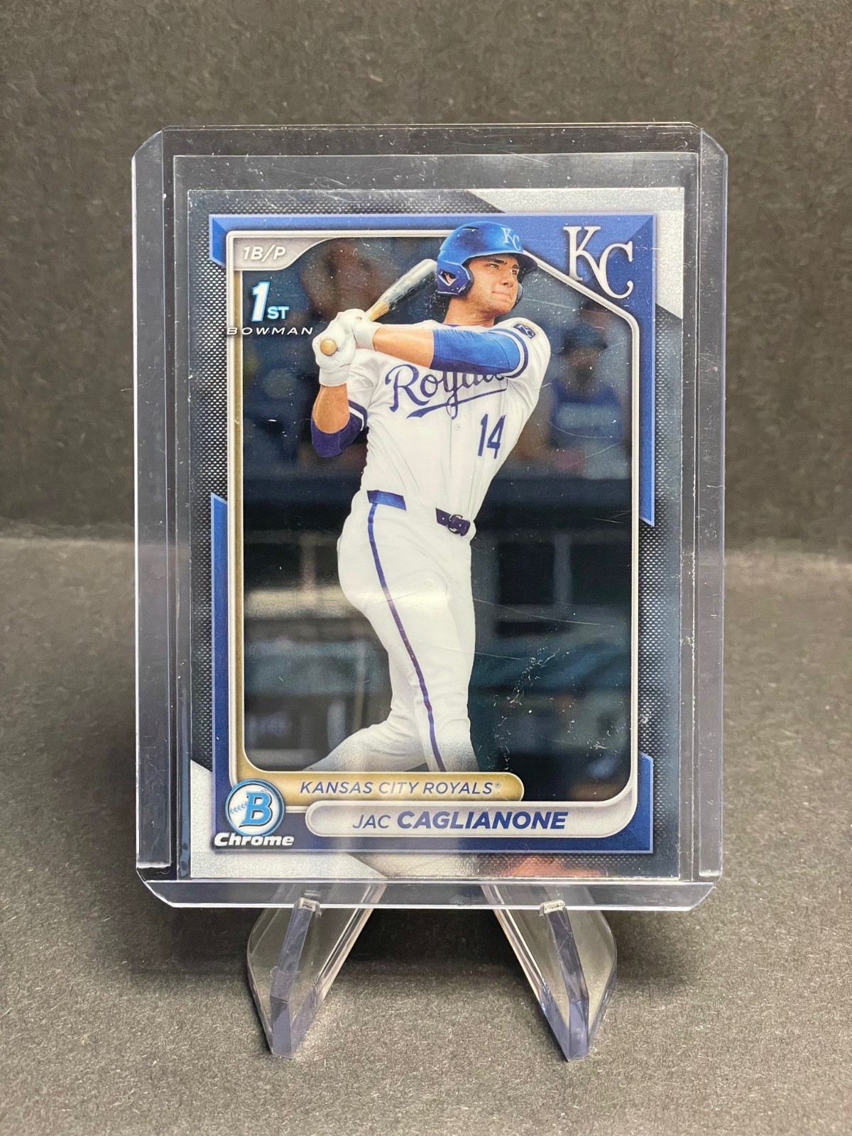 2024 Bowman Draft Chrome Jac Caglianone 1st Bowman #BDC-8 Royals