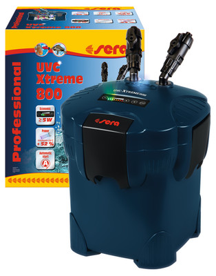 sera UVC-Xtreme 800 Außenfilter | Filter für Aquarium | Amalgam | UV-Lampe